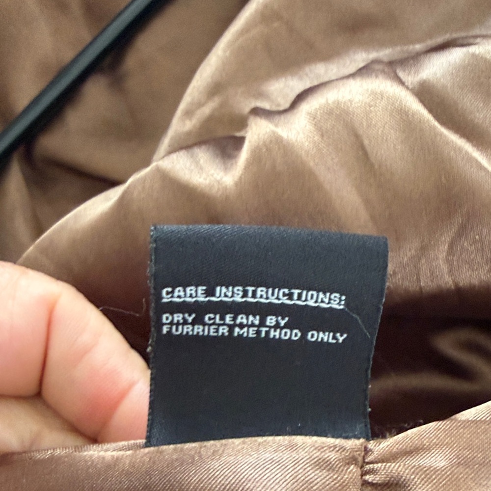 Jones New York Plush Brown Teddy Coat - Picture 7 of 8